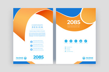 Template vector design for Brochure, Annual Report, Magazine, Poster, Corporate Presentation, Portfolio, Flyer, layout