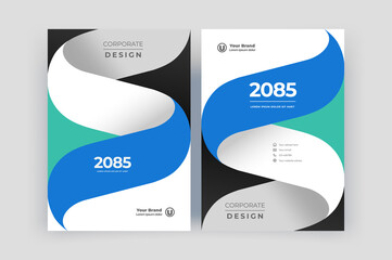 Template vector design for Brochure, Annual Report, Magazine, Poster, Corporate Presentation, Portfolio, Flyer, layout