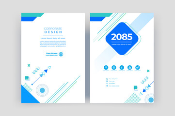 Template vector design for Brochure, Annual Report, Magazine, Poster, Corporate Presentation, Portfolio, Flyer, layout