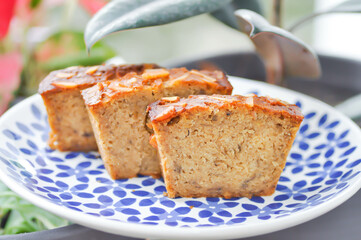 cake ,banana cake or nut cake