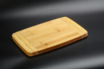 Wooden board for kitchen isolated