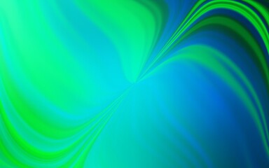 Light Green vector glossy abstract layout.