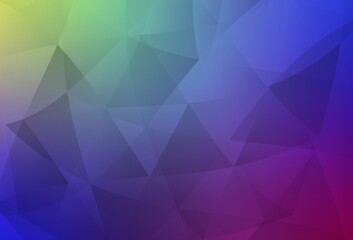 Obraz premium Light Multicolor vector abstract mosaic background.