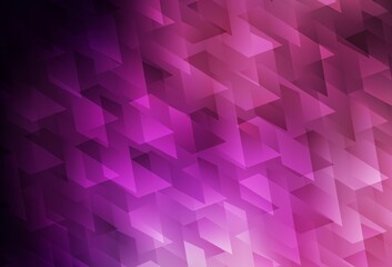 Obraz premium Dark Purple, Pink vector layout with lines, rectangles.