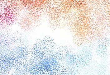 Light Multicolor vector layout with flat lines.