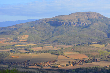 Vallecito from Samaipata, Landscape with mountains