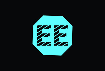 EE letter new logo and icon design template