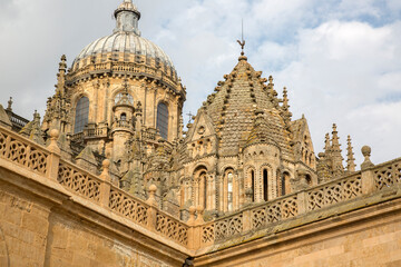 Fototapeta na wymiar Cathedral Church Tower, Salamanca