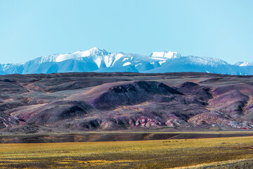 Obraz premium Mountain landscape. Chagan-Uzun, Kosh-Agachsky district of the Altai Republic, Russia