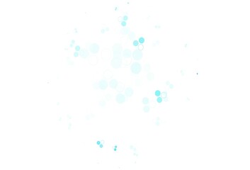 Light BLUE vector background with spots.