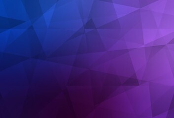 Fototapeta premium Light Pink, Blue vector abstract mosaic pattern.