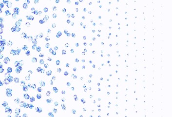 Light Blue, Yellow vector layout with circle shapes.