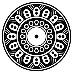 Vector Mandala for coloring book
