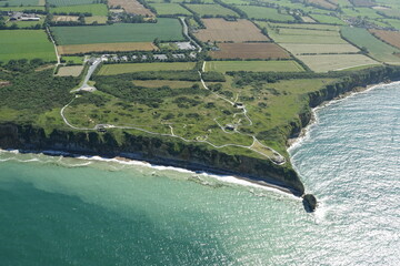 La point du Hoc, débarquement de Normandie, D Day, France