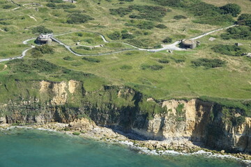 La point du Hoc, débarquement de Normandie, D Day, France