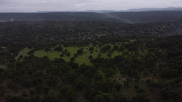4K Vista a&eacute;rea - Sierra Fr&iacute;a de Aguascalientes, M&eacute;xico.