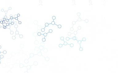 Light Green vector texture with artificial intelligence concept.