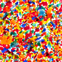 Seamless background of colorful blouses. Mosaic. Vector illustration