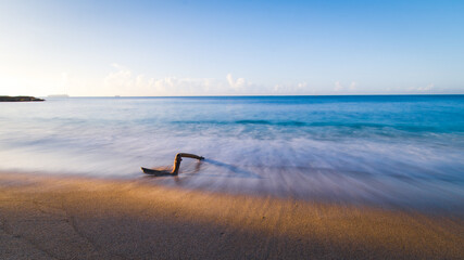 bench in the sea