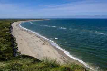 Fototapeta na wymiar Coastline of the northern Jutland, Denmark, Europe