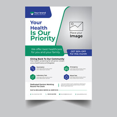 Corporate Medical Flyer Design Template