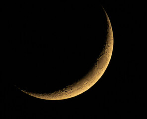 Golden Slumbers, Waxing Crescent Moon © James Litsey