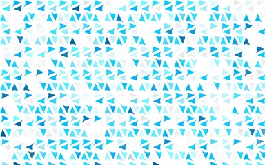 Light BLUE vector layout with lines, triangles.