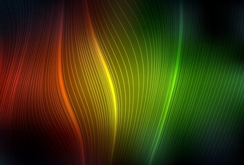 Dark Green, Red vector colorful abstract texture.