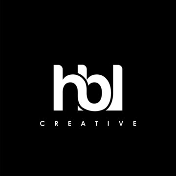 HBL Letter Initial Logo Design Template Vector Illustration