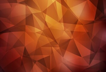 Light Red vector low poly layout.