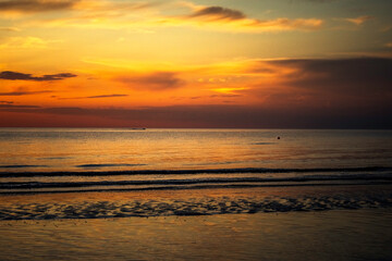 Fototapeta premium sunset on the beach