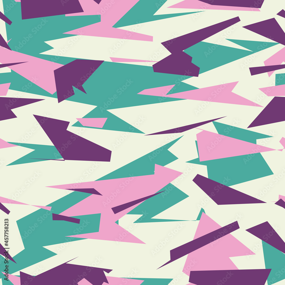 Aufkleber vector camouflage pattern for army. creative triangular camouflage military pattern