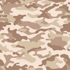 Naadloos Fotobehang Airtex Camouflage vectorcamouflagepatroon voor kledingontwerp. Trendy camouflage militair patroon