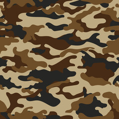 vector camouflage pattern for clothing design. Trendy camouflage military pattern	
