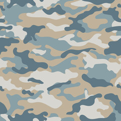 vector camouflage pattern for clothing design. Trendy camouflage military pattern	