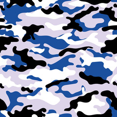vector camouflage pattern for clothing design. Trendy camouflage military pattern	