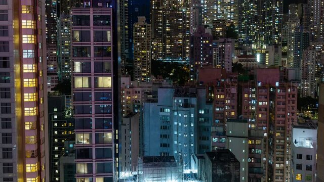 Hong Kong city timelapse