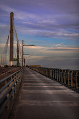 Obraz premium The perspective of a bridge