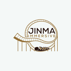 Eco-park vintage style logo design vector