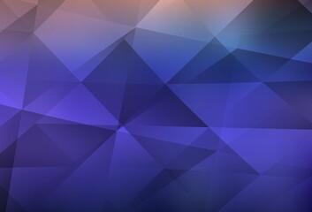 Light Purple vector abstract polygonal pattern.