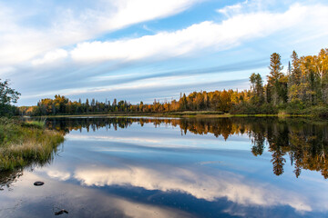 Michigamme River Clouds Upper Peninsula, Michigan September 2021