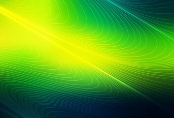 Dark Green, Yellow vector background with stright stripes.