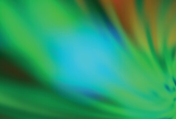 Light Blue, Yellow vector abstract blurred background.