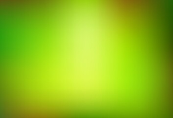 Light green, yellow vector gradient blur layout.