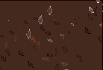 Light Red, Yellow vector doodle layout.