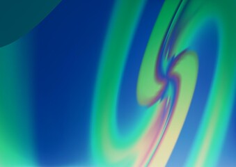 Light BLUE vector template with bubble shapes.