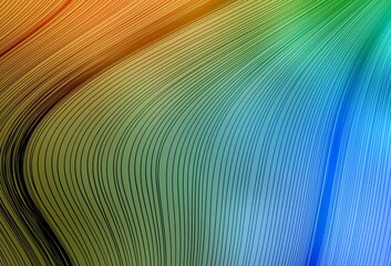 Light Blue, Yellow vector abstract layout.