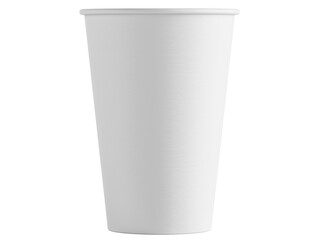 paper cup isolated on white background for making mockup