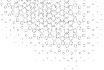 Light black vector pattern with spheres.