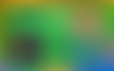 Light green, yellow vector abstract blur drawing.